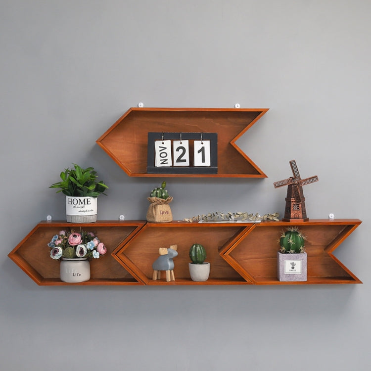 Simple Retro Old Wooden Arrow Shaped Home Living Room Bar Wall Decoration, Size:Large