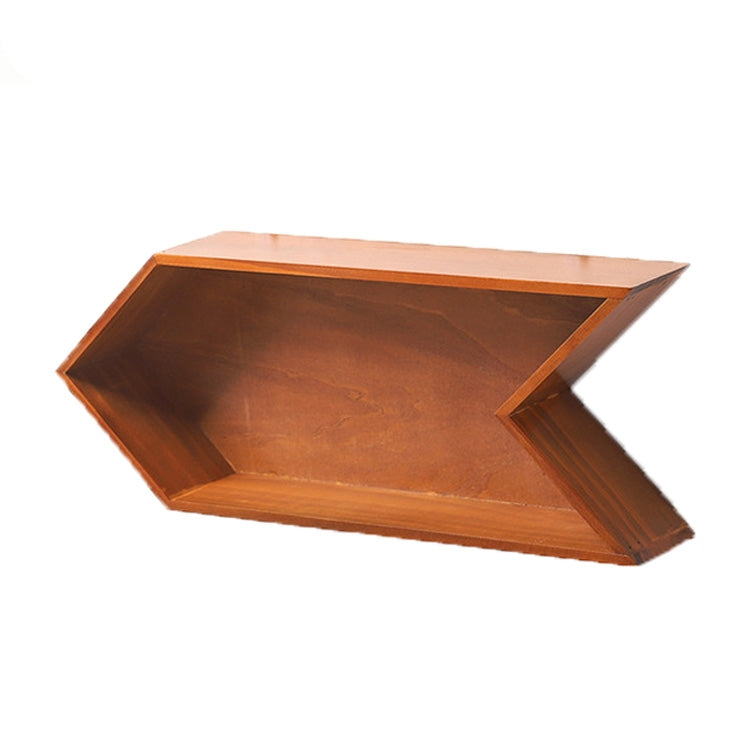 Simple Retro Old Wooden Arrow Shaped Home Living Room Bar Wall Decoration, Size:Small