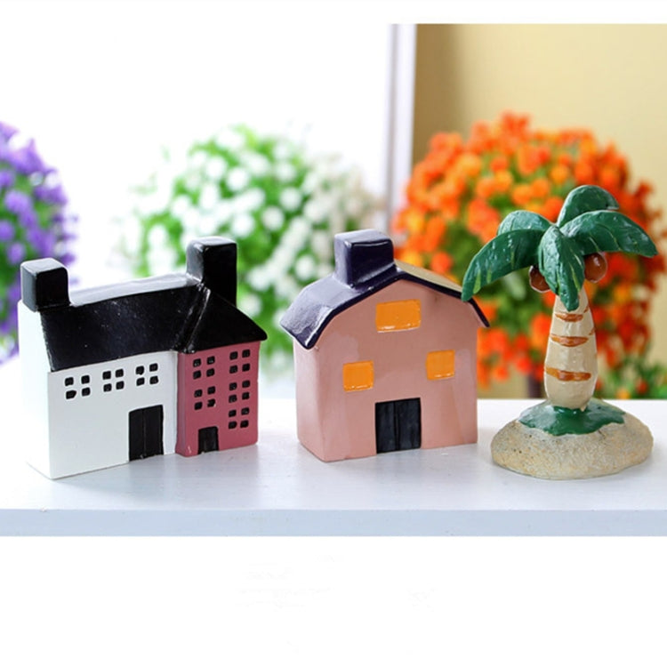 Mini Micro Landscape Small House Resin Ornaments Creative Home Decorations
