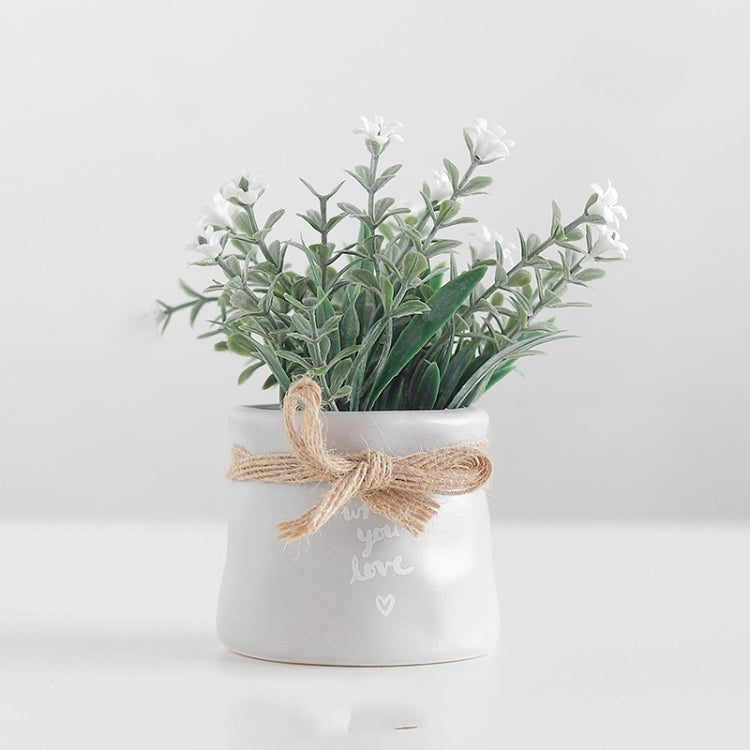 Rural Style Artificial Flower Fake Flower Small Bonsai Ornaments Decorations