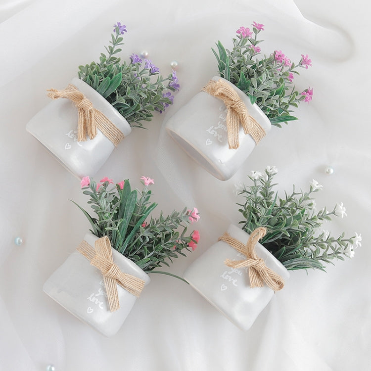 Rural Style Artificial Flower Fake Flower Small Bonsai Ornaments Decorations