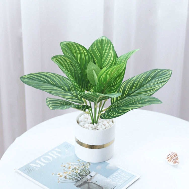 Ceramic Basin Simulation Green Plant Potted Decoration