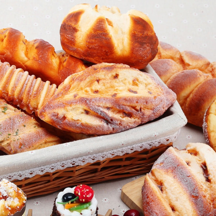 PU Simulation Red Bean Bread Model Photography Props Home Engineering Decorative Window Display