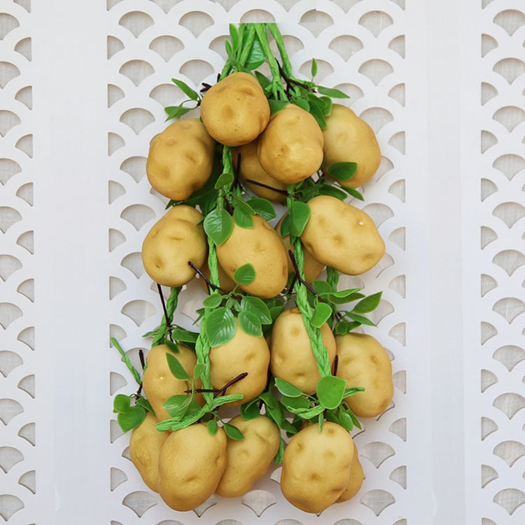 Simulation Vegetable String Farmhouse Restaurant Decoration Potato String Photography Prop