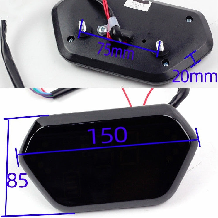 60V LCD Dashboard Speed Display for Harley Electric Car