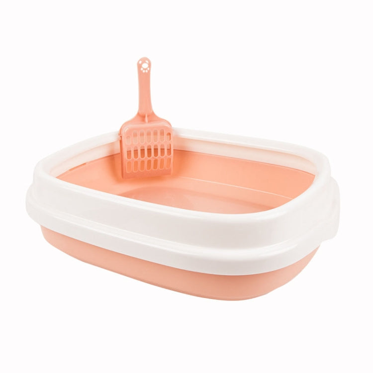 B22210 Semi-enclosed Detachable Pet Litter Box with Cat Litter