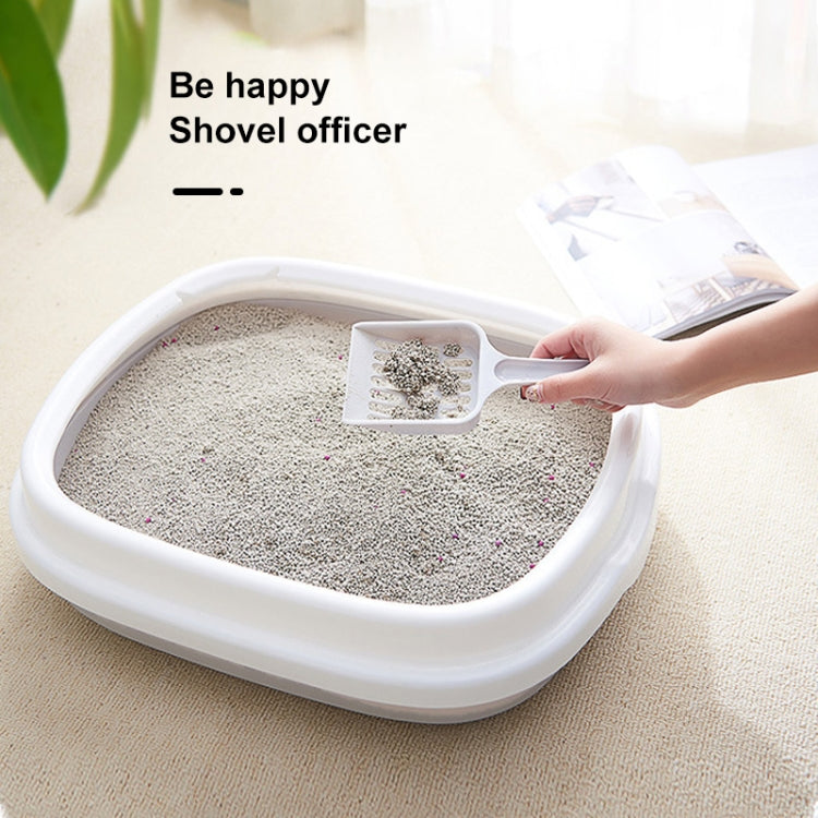 B22210 Semi-enclosed Detachable Pet Litter Box with Cat Litter