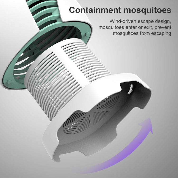 LED Home Photocatalyst Mosquito Killer, Style:USB In-line(Green)