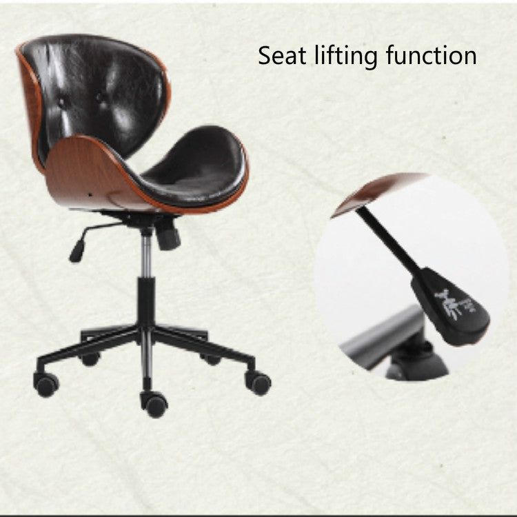 Solid Wood Vintage Chair Household Living Room Chair Bar Chair Lifted and Rotation Simple Swivel Chair Multifunction Chair