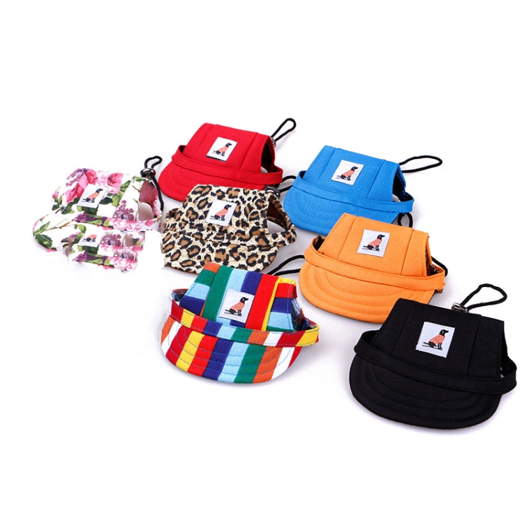 Pet Accessories Adjustment Buckle Baseball Cap, Size: M