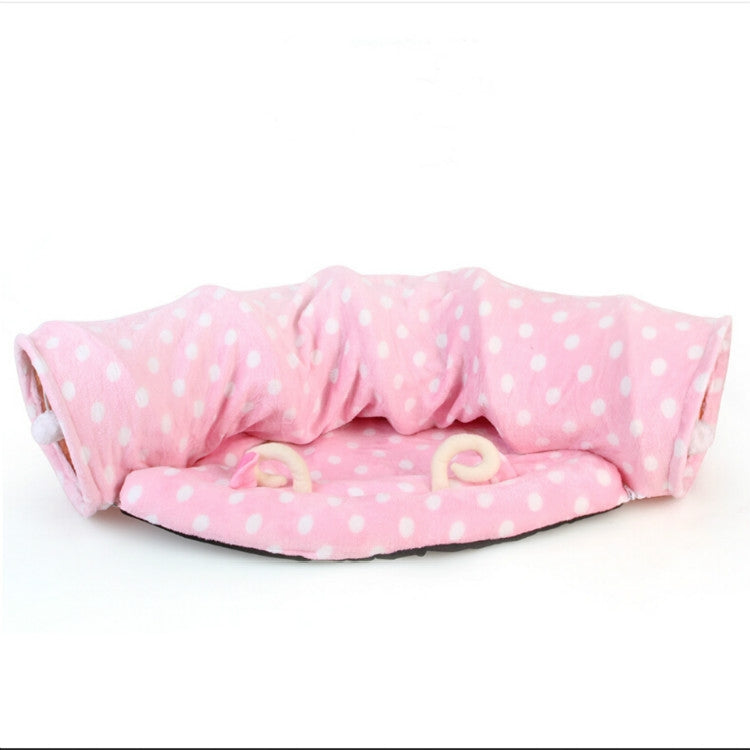 Folding Storage Cat Channel Puzzle Cat Toy Tunnel, Specification: Semicircle