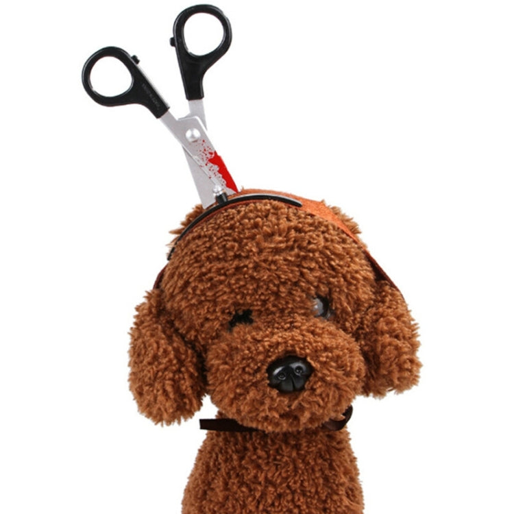 Creative Cat Dog Halloween Funny Tidy Props Headband Hooded Hat, Size: S
