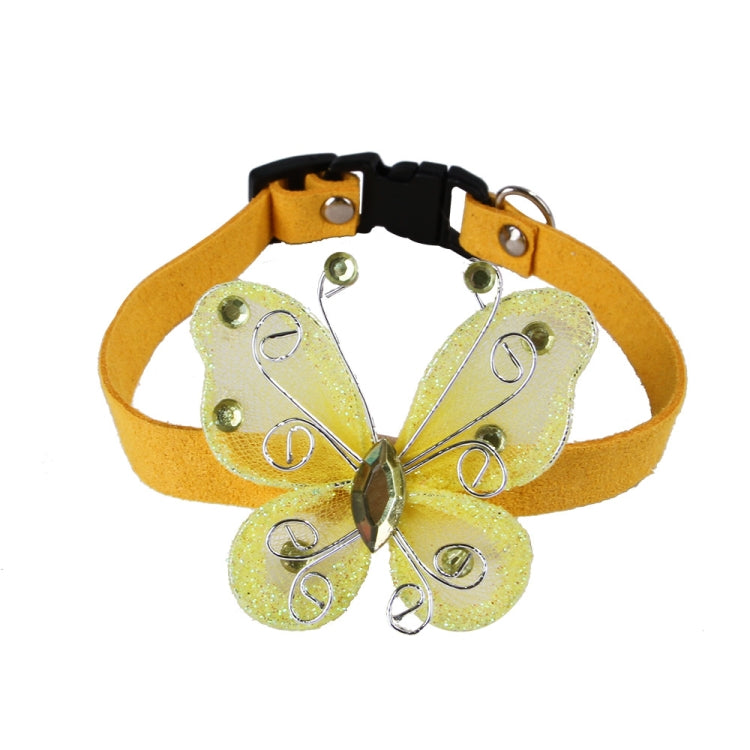 2 PCS Dog Bow Collar Small Dog Teddy Jewelry Collar, Size:S