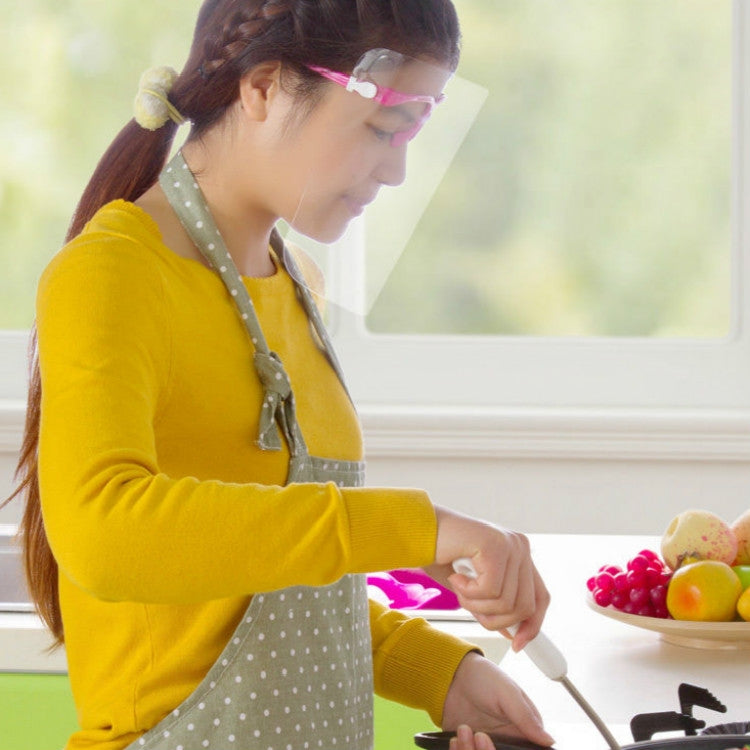 Anti-Saliva Splash Anti-Spitting Anti-Fog Anti-Oil Transparent Face Mask Face Shield