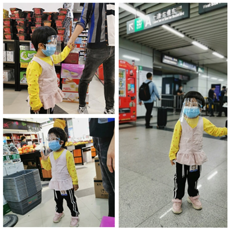 Anti-Saliva Splash Anti-Spitting Anti-Fog Anti-Oil Transparent Face Mask Face Shield