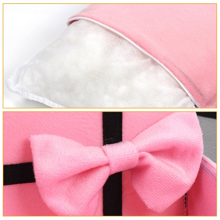 Cute Plush Pet Nest Small and Medium Pet Washable Bed, Size: S(Pink)