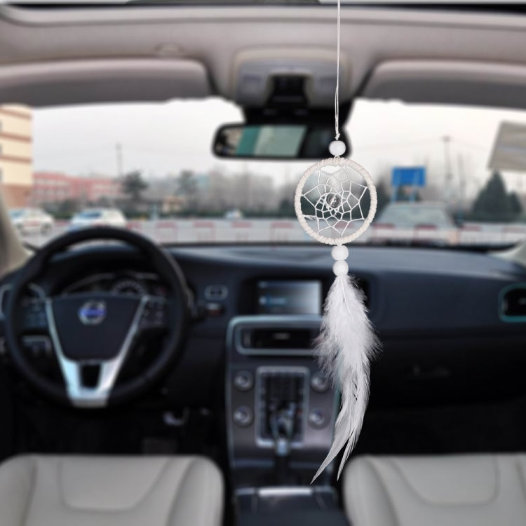 Single Ring Feather Car Small Pendant Dormitory Bed Front Decoration Ornaments