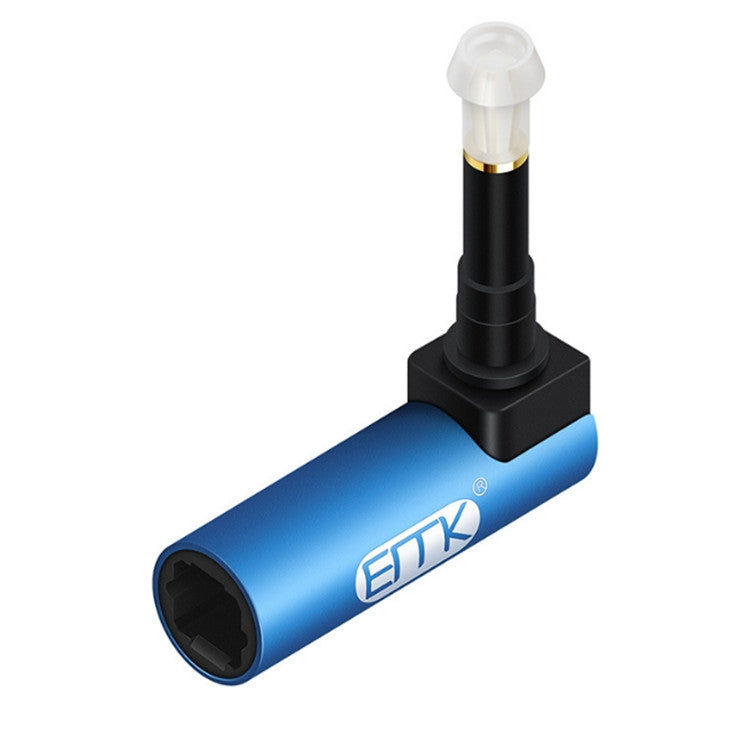 3 PCS EMK Optical Fiber Adapter Audio Adapter Square Port To Round Port Conversion Head