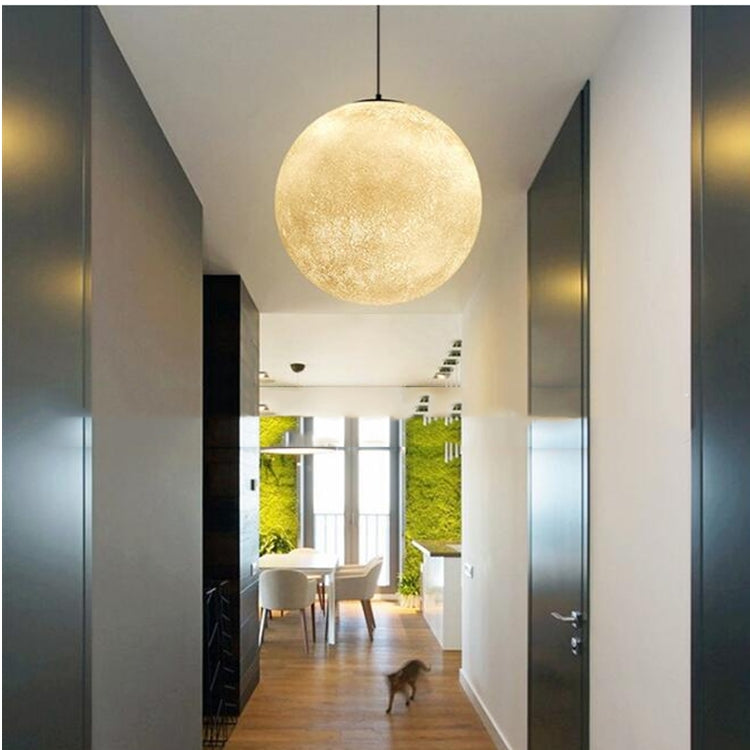 25cm Creative Art Restaurant Moon Chandelier with 5W Three-Color Light LED