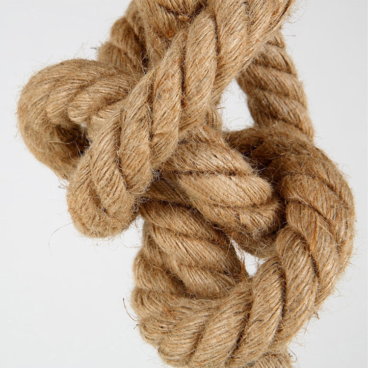 2m Personality DIY Hemp Retro Cafe Bar Clothing Store Hand-made Single Head Chandelier with 4W Edison LED