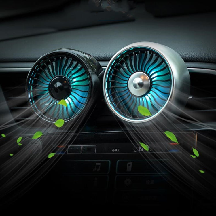 Automobile Multi-function Electric Fan Car Air Outlet USB Interface Mini Fan