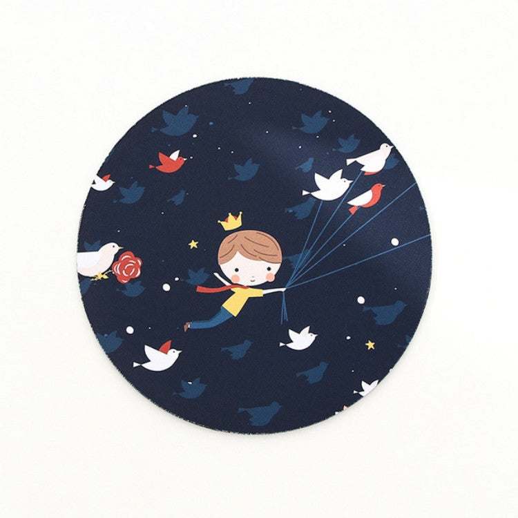 2 PCS 22cm Cute Fruit Series Round Mouse Pad Desk Pad Office Supplies