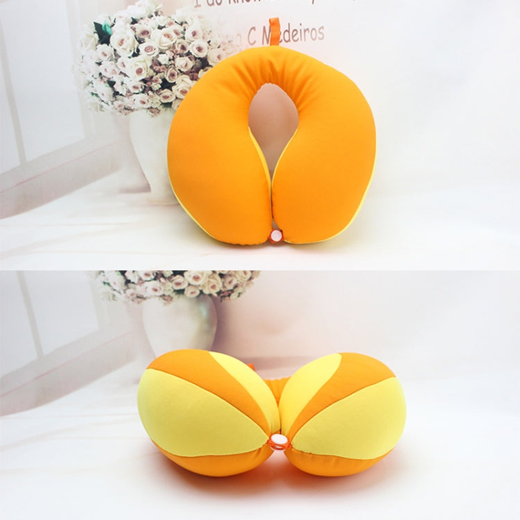 2 PCS Travel Neck Pillow U-Shape For Car Headrest Air Cushion
