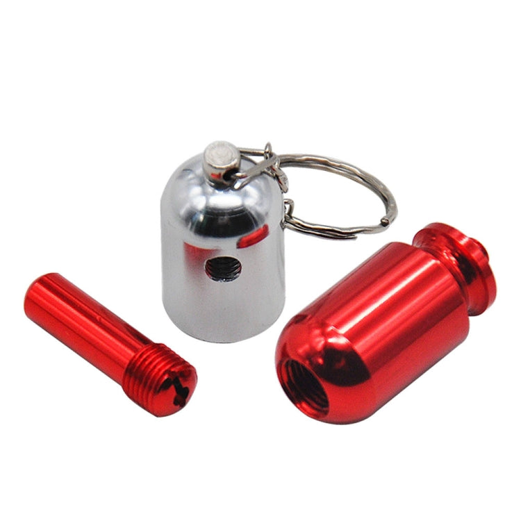2 PCS Keychain Hidden Detachable Metal Pipe