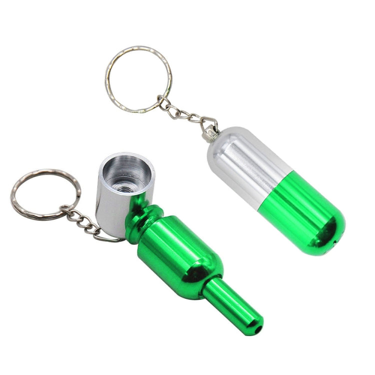 2 PCS Keychain Hidden Detachable Metal Pipe