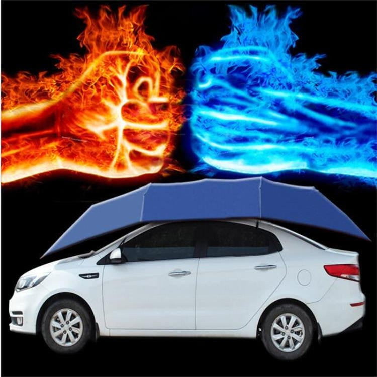 Semi-automatic Awning Tent Car Cover Outdoor Waterproof Folded Portable Car Canopy Cover Anti-UV Car Shelter