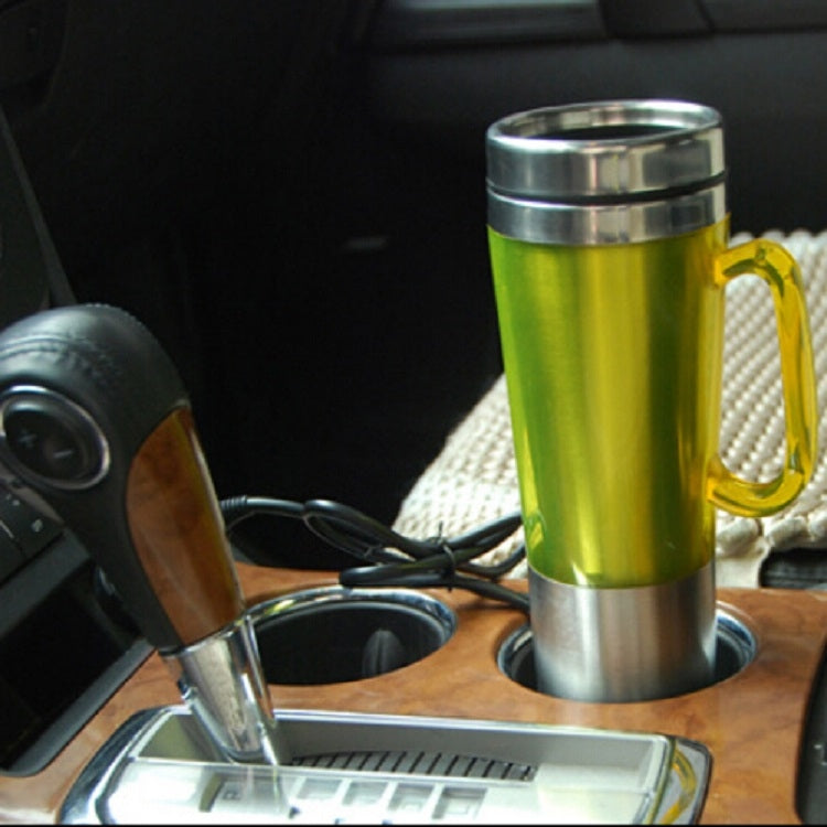 Electric Water Insulated Car Mug Travel Heating Cup Kettle, Capacity: 450ML, Voltage:24V