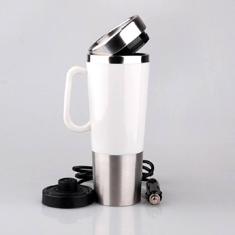Electric Water Insulated Car Mug Travel Heating Cup Kettle, Capacity: 450ML, Voltage:24V
