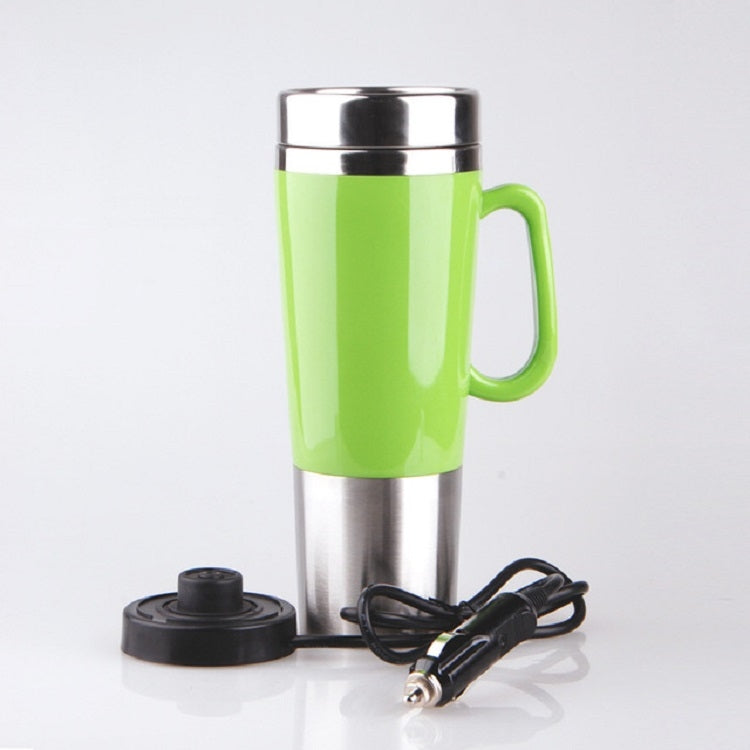 Electric Water Insulated Car Mug Travel Heating Cup Kettle, Capacity: 450ML, Voltage:24V