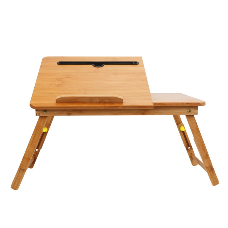 Nanzhu Folding Computer Table Bed Card Slot Laptop Table Simple Lazy Lift Computer Desk, Size:Large 72cm(No drawers and no fans)