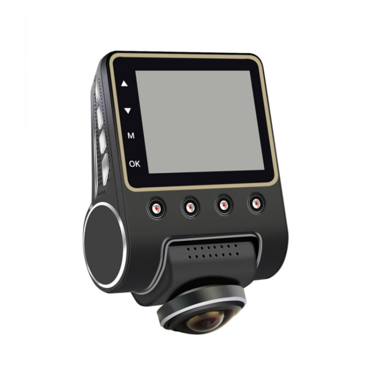 Video Recorder 360 Degree Panoramic Car DVR WIFI Camera Night Vision, Version:Decompression Version Dual camera