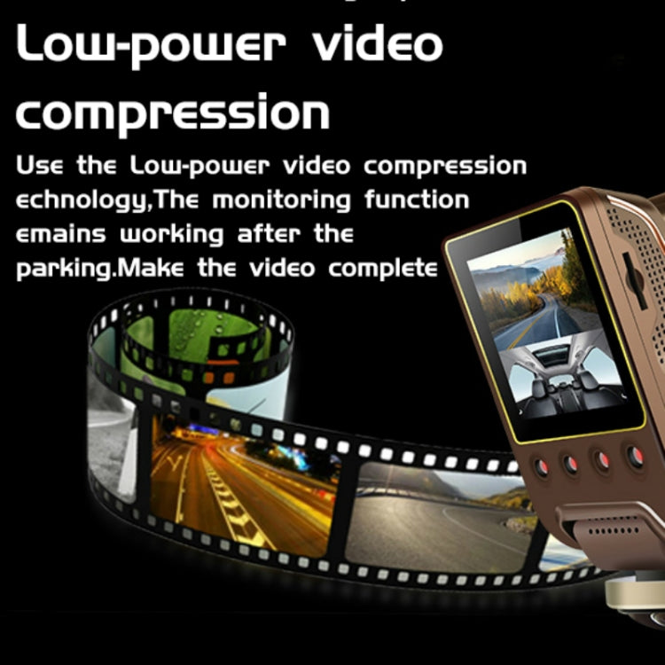 Video Recorder 360 Degree Panoramic Car DVR WIFI Camera Night Vision, Version:Car Charger Verion Dual camera