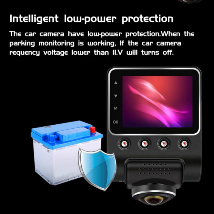 Video Recorder 360 Degree Panoramic Car DVR WIFI Camera Night Vision, Version:Car Charger Verion Single camera