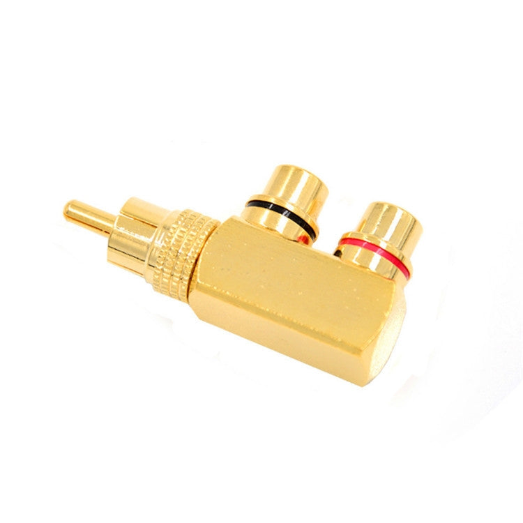 Gold-plated Pure Copper RCA Revolution 2 Female Lotus Audio And Video AV Adapter