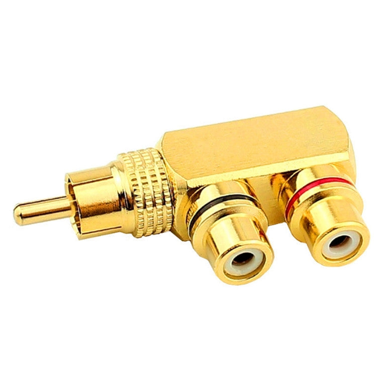 Gold-plated Pure Copper RCA Revolution 2 Female Lotus Audio And Video AV Adapter