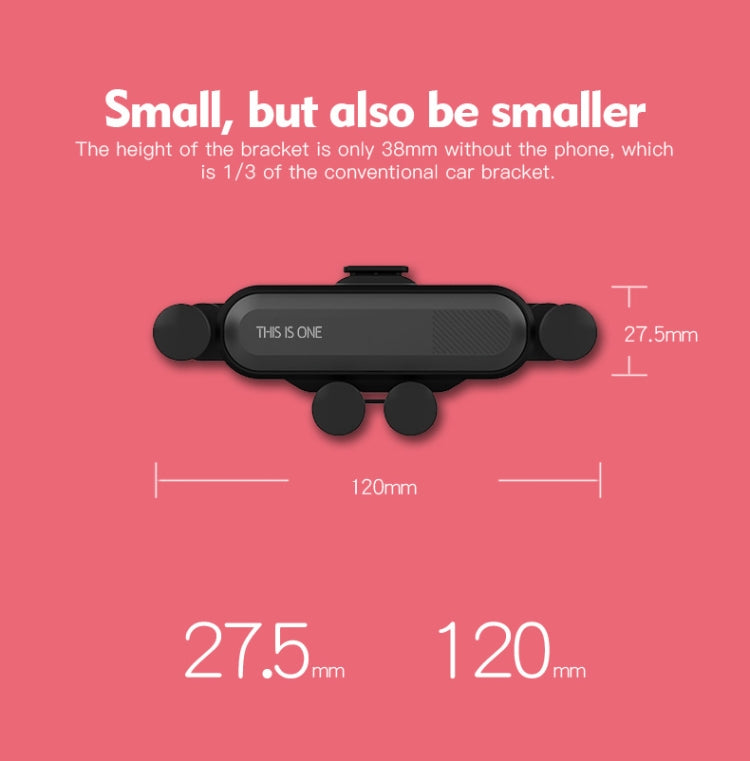 Car Air Conditioning Air Outlet Mobile Phone Holder(Silver Ordinary)