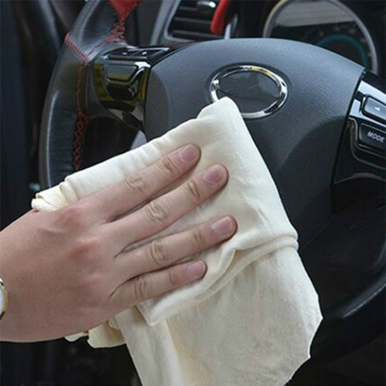 Car Cleaning Special Sheepskin Cloth Absorbent and Quick-drying Suede Wipes, Size:72x106cm(White)
