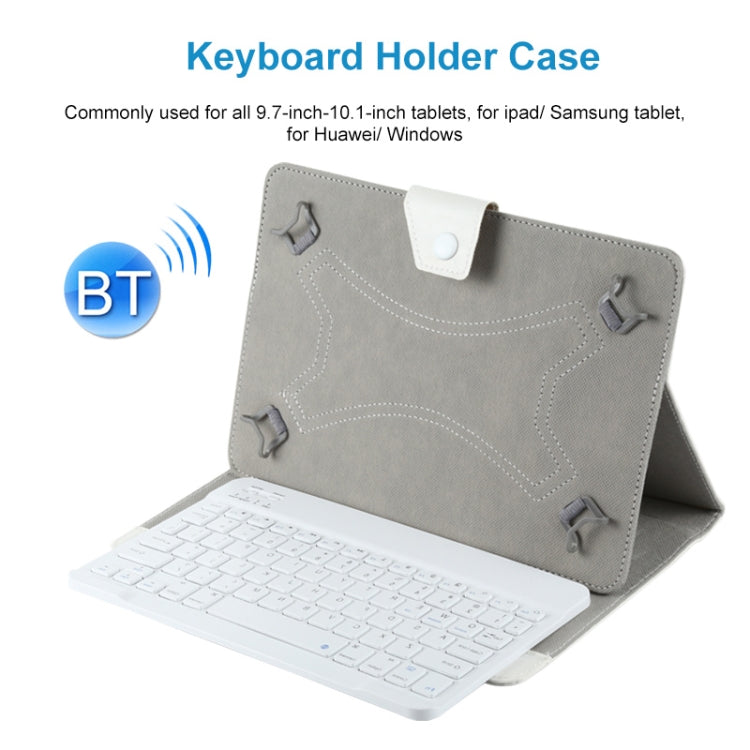 YS-001 9.7-10.1 Inch Tablets Phones Universal Mini Wireless Bluetooth Keyboard, Style:with Bluetooth Mouse