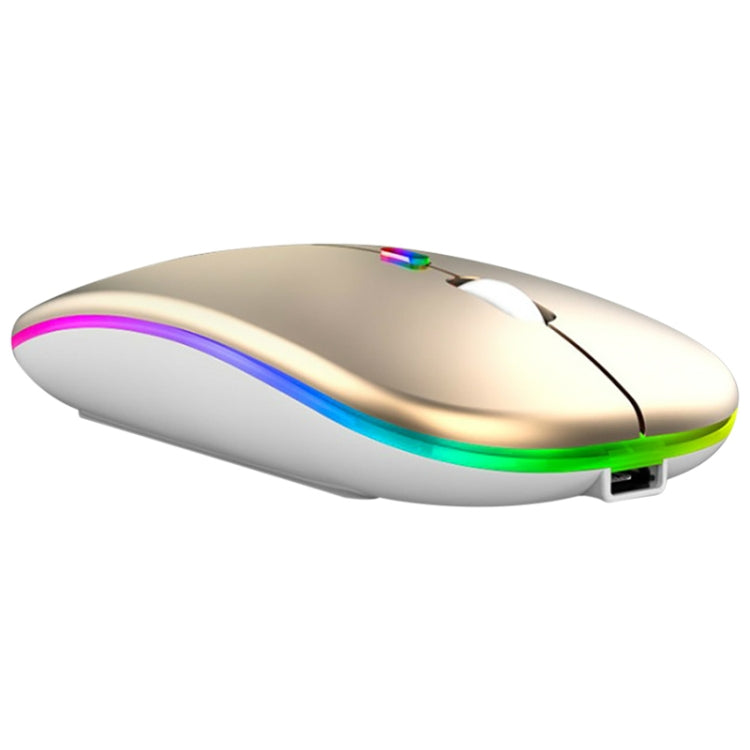 3 Keys RGB Backlit Silent Bluetooth Wireless Dual Mode Mouse