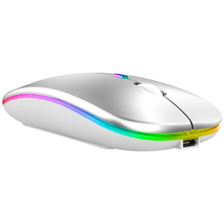 3 Keys RGB Backlit Silent Bluetooth Wireless Dual Mode Mouse