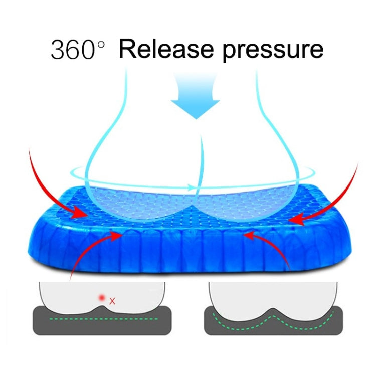 Summer Office Breathable Ice Chair Cushion Car Insulation Hollow Seat Cushion