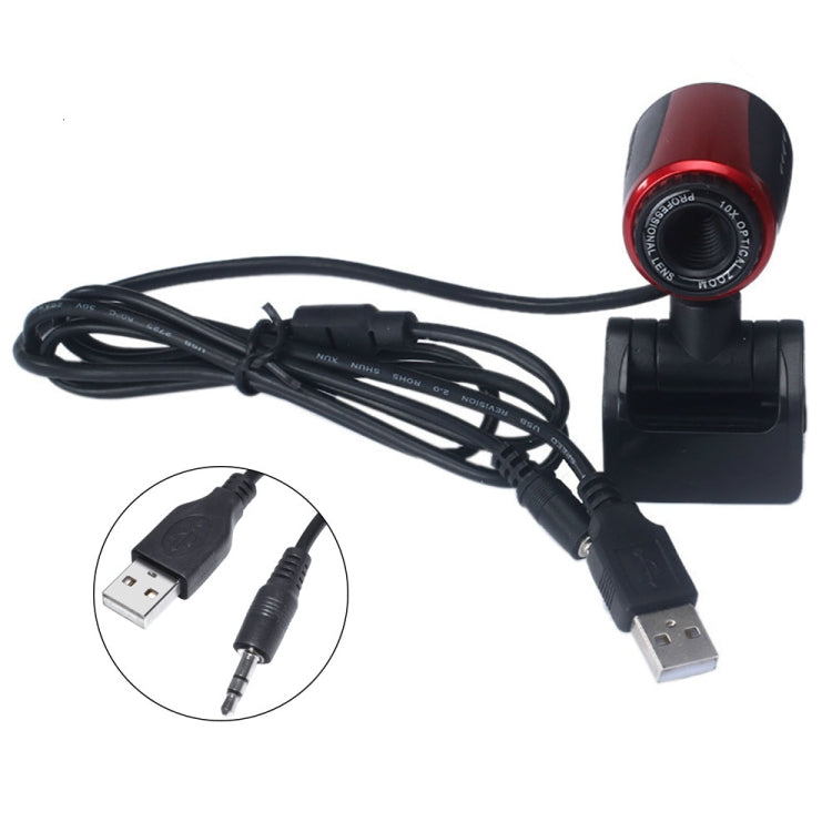 USB Drive-free Desktop Notebook HD Computer Camera with Microphone Video
