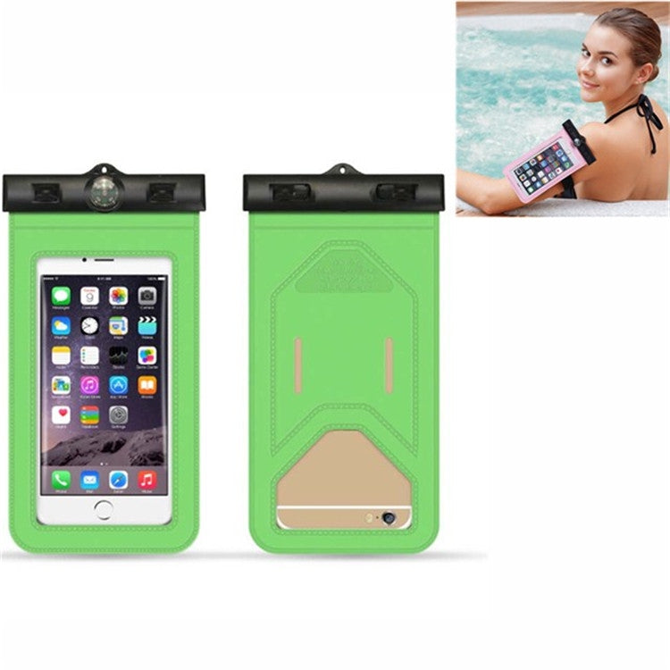 5 PCS Suitable For Mobile Phones Under 6 Inches Mobile Phone Waterproof Bag With Armband And Compass