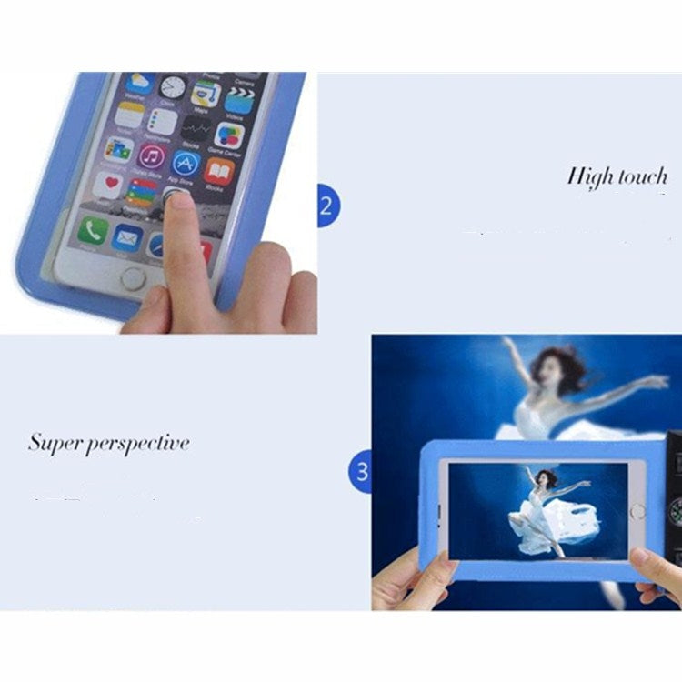 5 PCS Suitable For Mobile Phones Under 6 Inches Mobile Phone Waterproof Bag With Armband And Compass