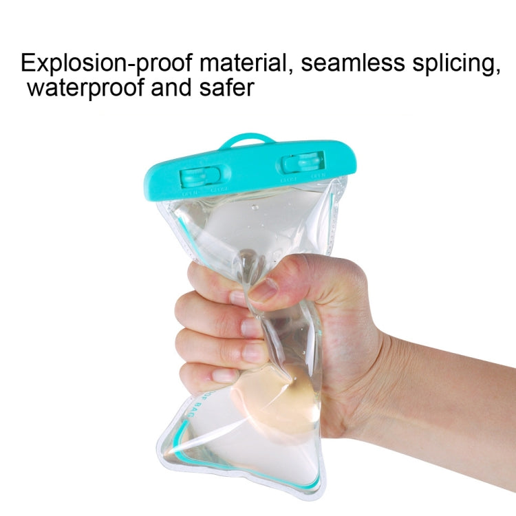 2 PCS Transparent Waterproof Cell Phone Case Swimming Cell Phone Bag Macaron Red