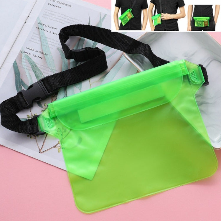 5 PCS Three-layer Sealed PVC Waterproof Waist Bag Drifting Waterproof Bag